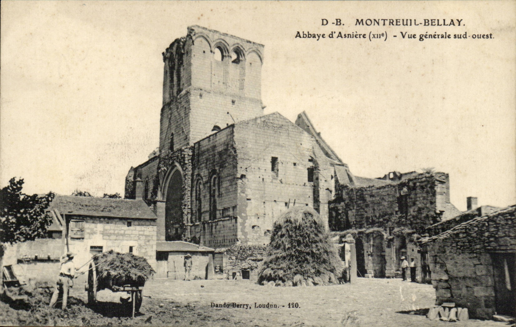 Montreuil-Bellay - CDA - Abbaye d'Asniere