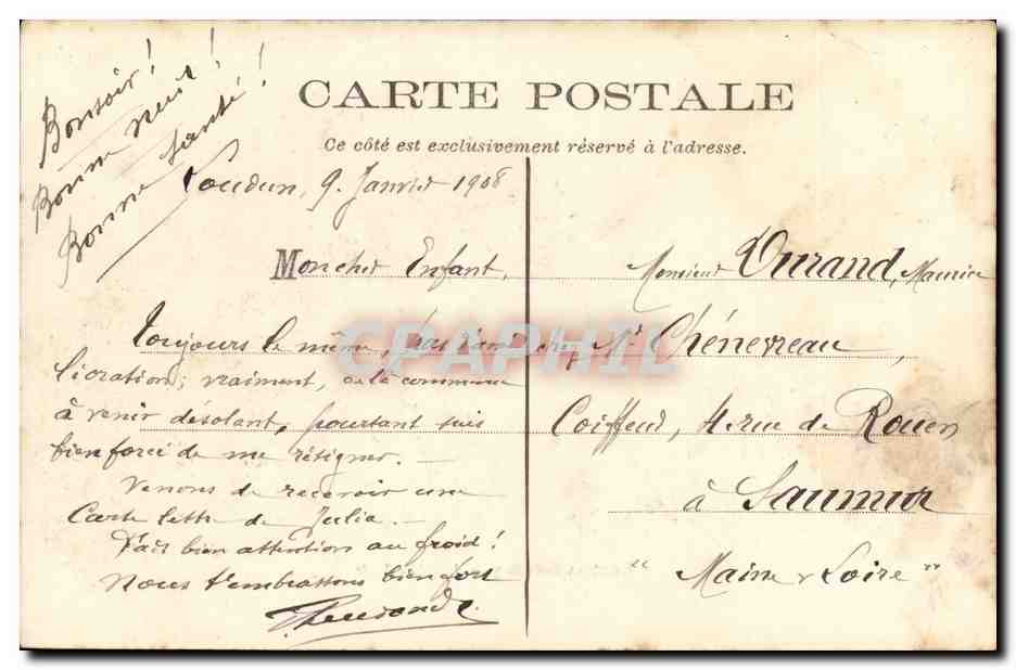 Montreuil - Bellay - CDA - Hotel de Ville — Rückseite