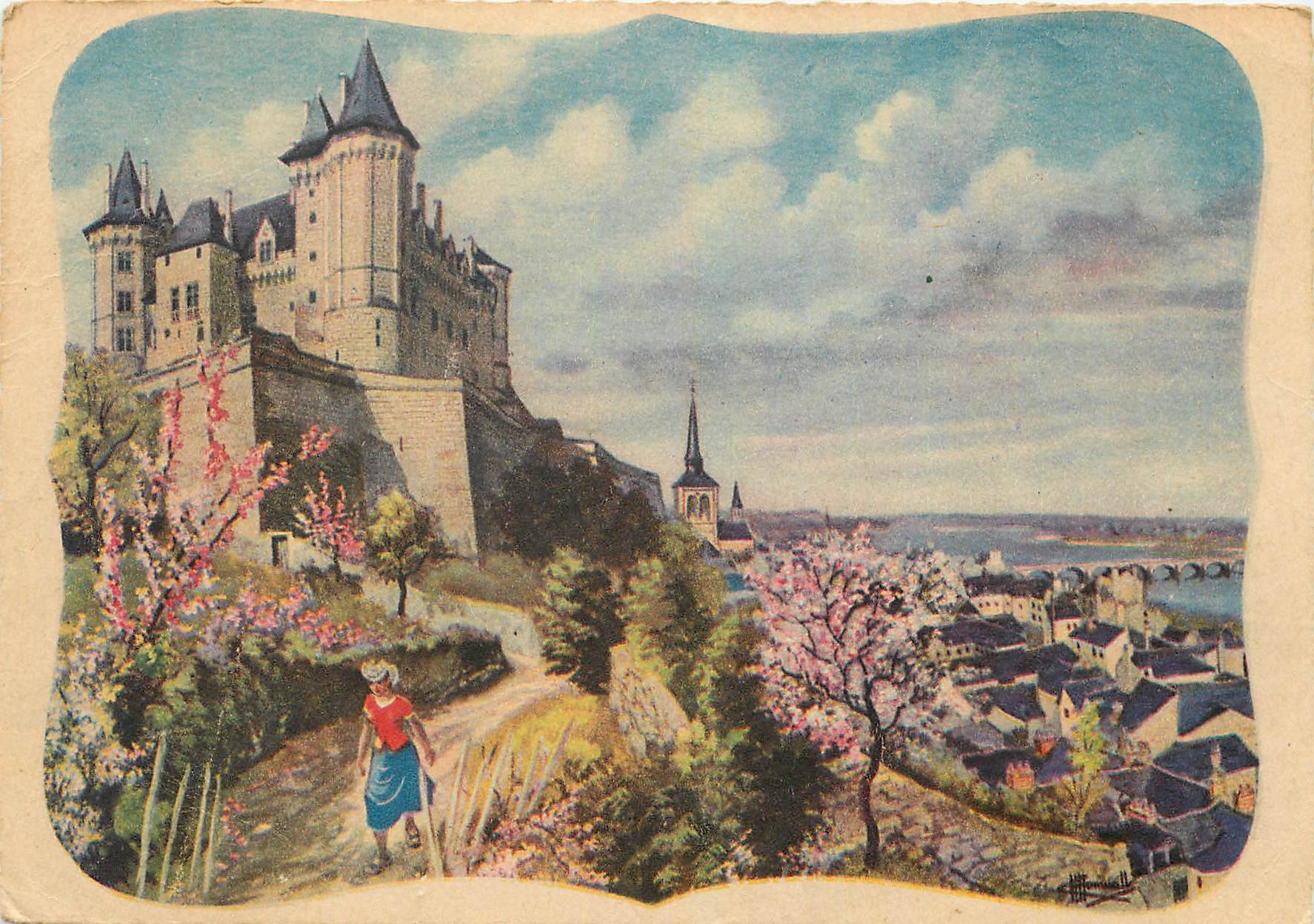 CPM Chateau de la Loire Saumur (Maine et Loire)