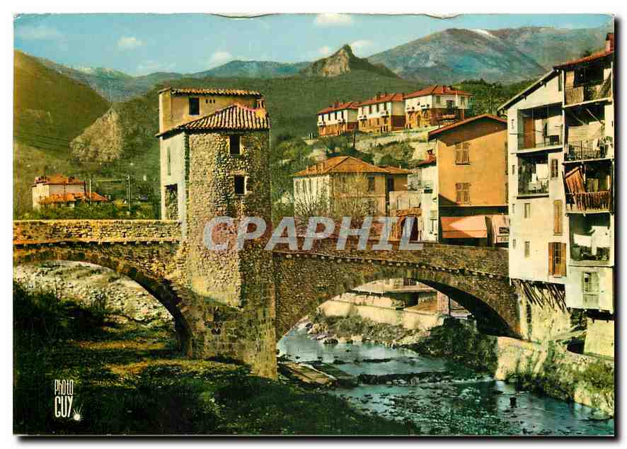 CPM  Paysages de France Sospel Alpes Maritimes alt 350 m le vieux pont