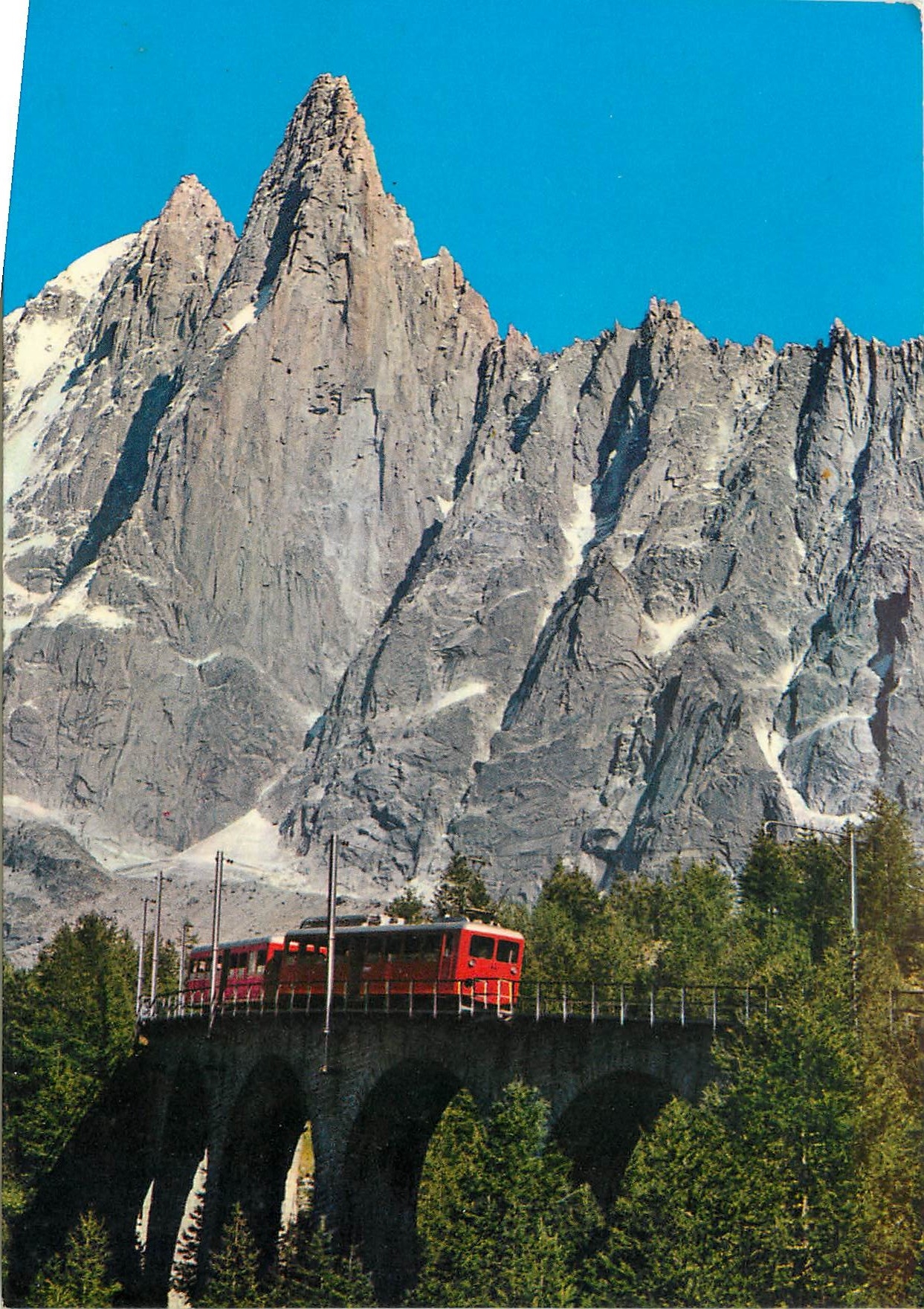 Mont Blanc — Chemin de fer de Chamonix-Montenvers — Édition G. Rèze-Savoie n°7383