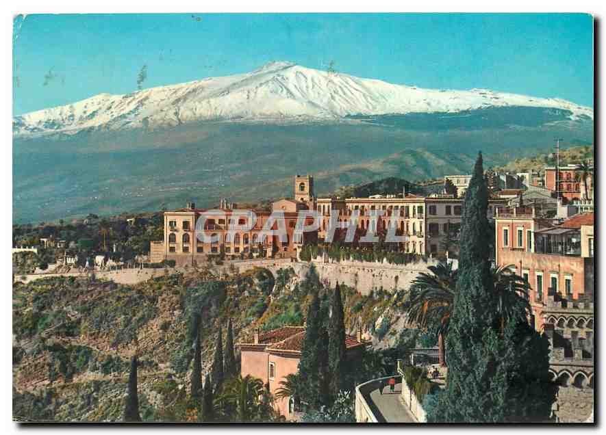 CPM Taormina Hotel Dominique avec l'Etna