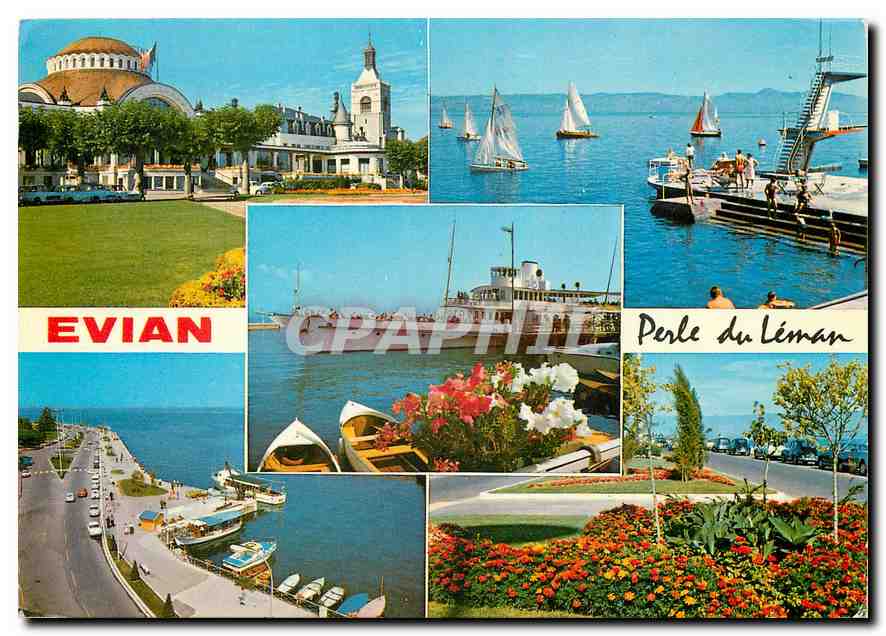 CPM Evian les Bains (Haute Savoie) Perle du Leman Bateau