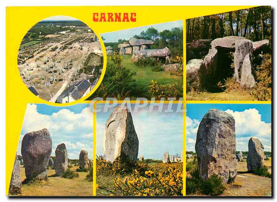 CPM Couleurs de Bretagne Carnac les Alignements de Menhirs