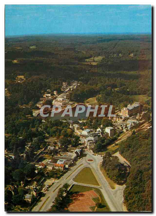 Bagnolles-de-l'Orne — Vue générale vers le Casino du Lac et la Forêt d'Andaine — ARTAUD Frères