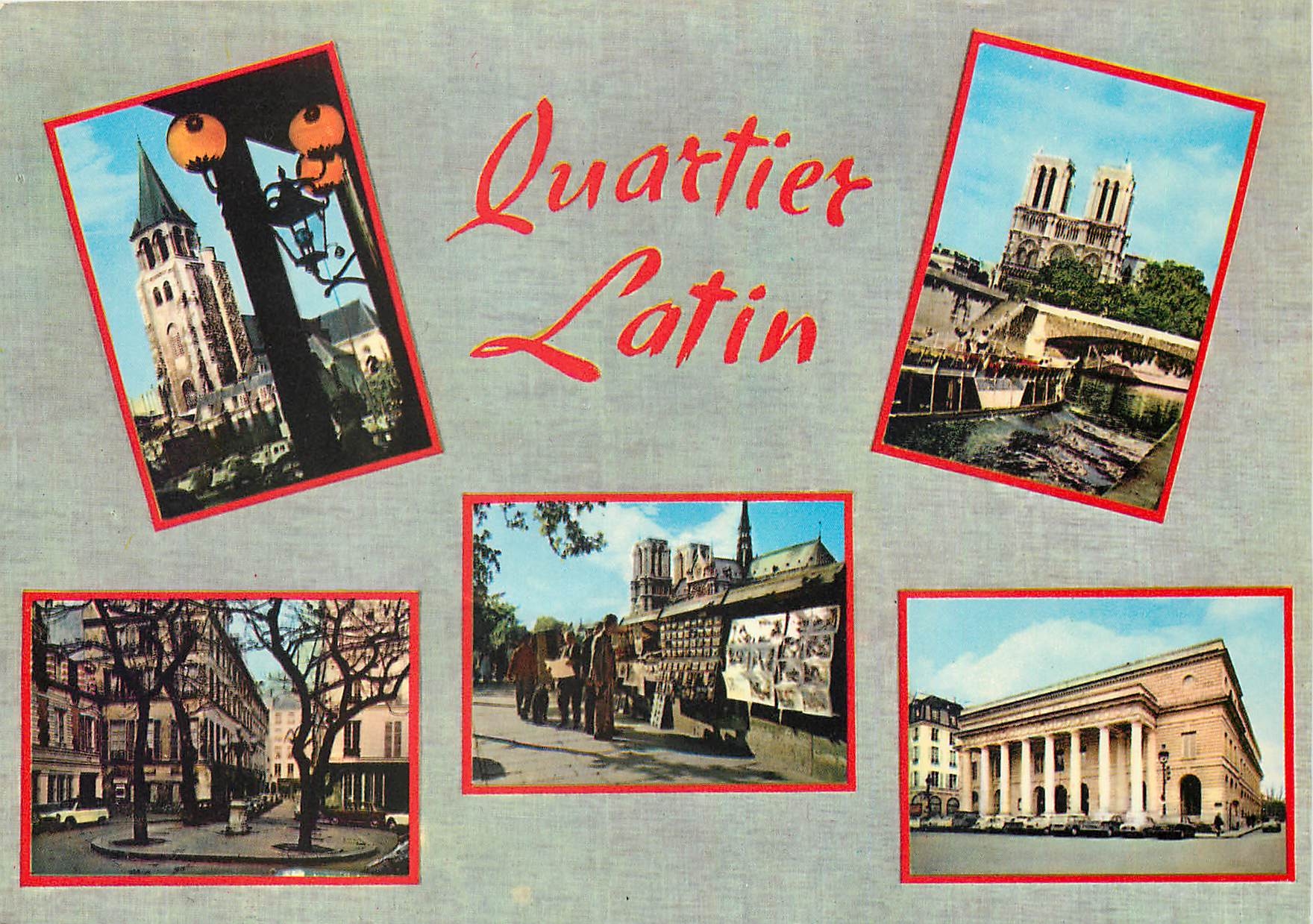 CPM Sous le Ciel de Paris St Germain des Pres Notre Dame place Furstenberg les Bouquinistes Theatre 