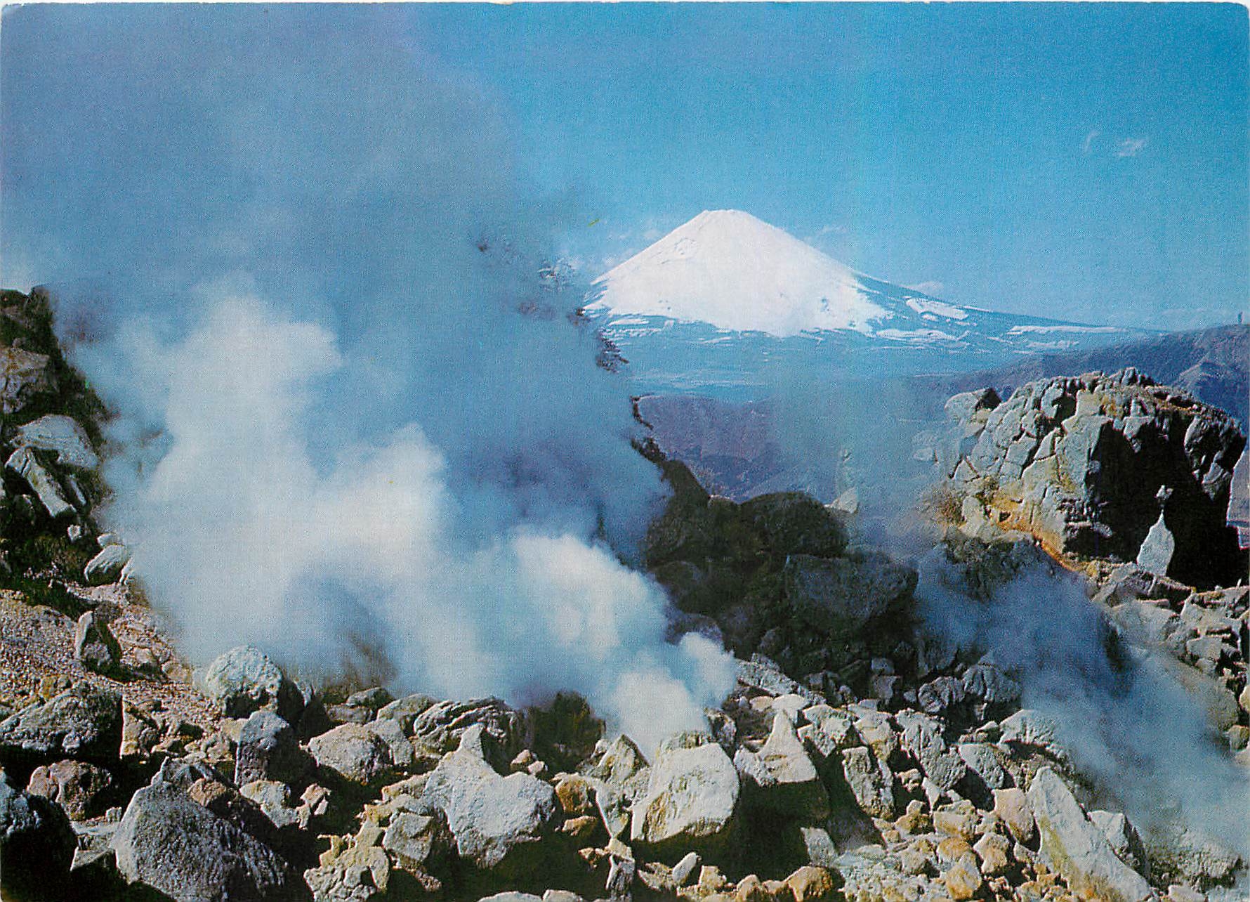 CPM  Mt Fuji viewed from Owakidani National Park Hakone
