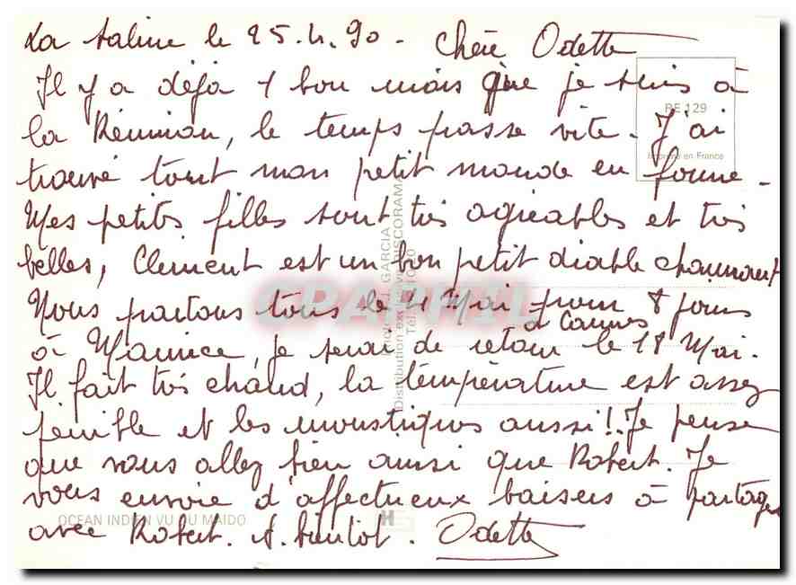 CPM Ile de la Reunion — Rückseite