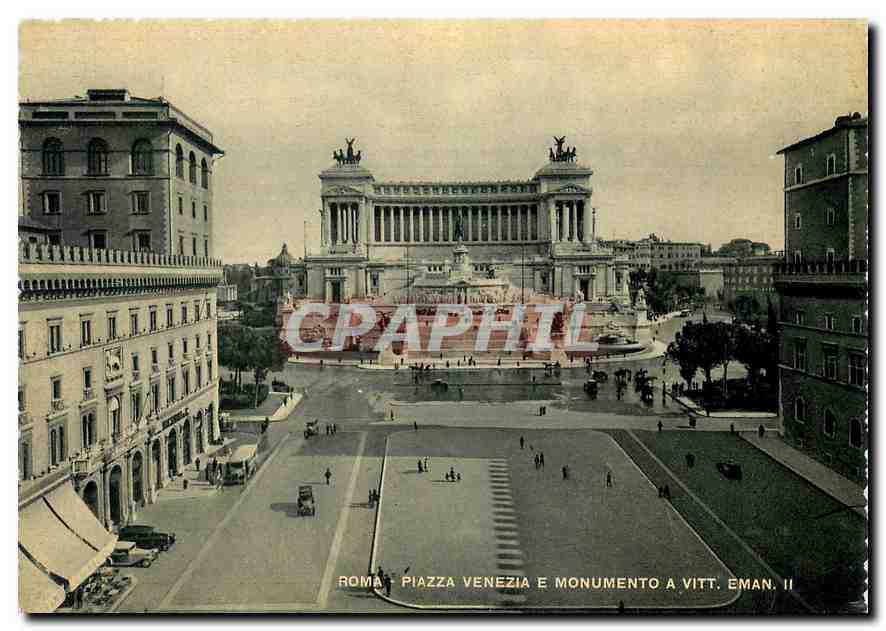 CPM Roma Place Venezia et Monument a Victor Emmanuel
