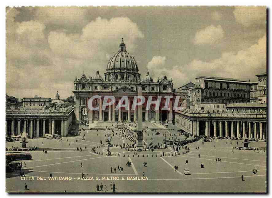 CPM Citta Del Vaticano Place Saint Pierre et Basilique