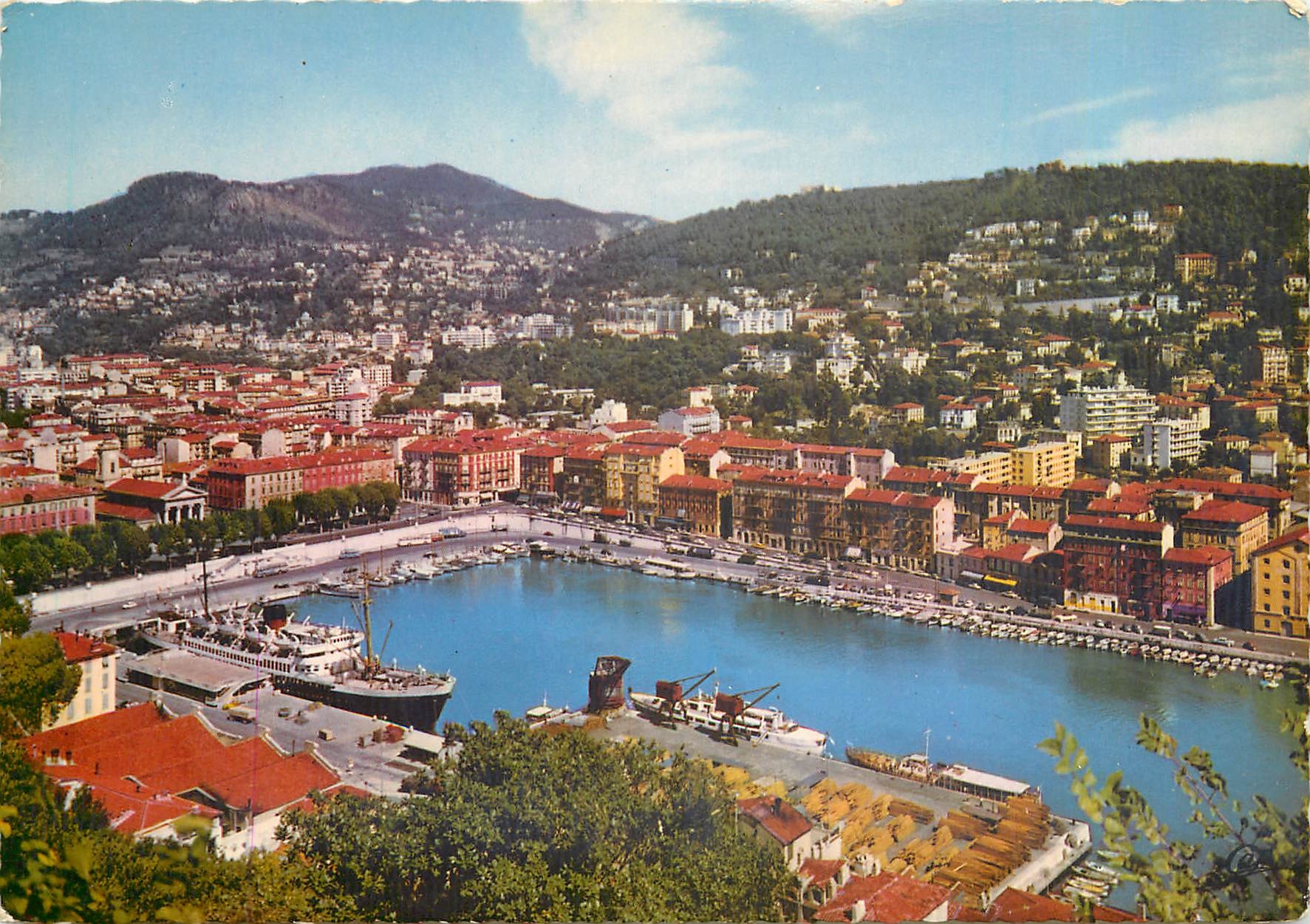 CPM Nice Le Port et Courrier de la Corse