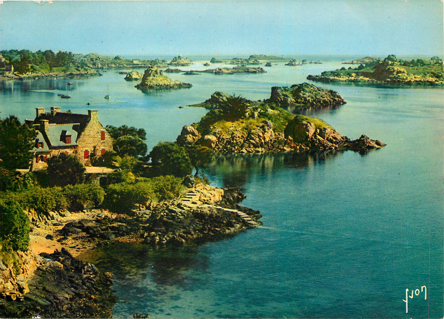 Bec-An-Amis — Island of flowers and pink rocks — Éditions d'Art YVON