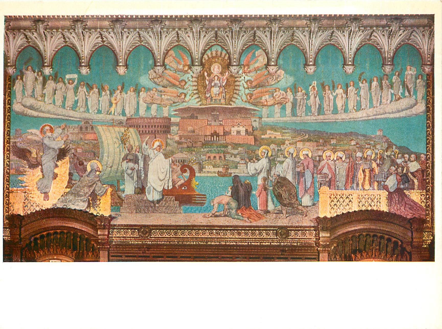 CPM La Basilique de Fourviere S Pothin arrive a Lugdunum