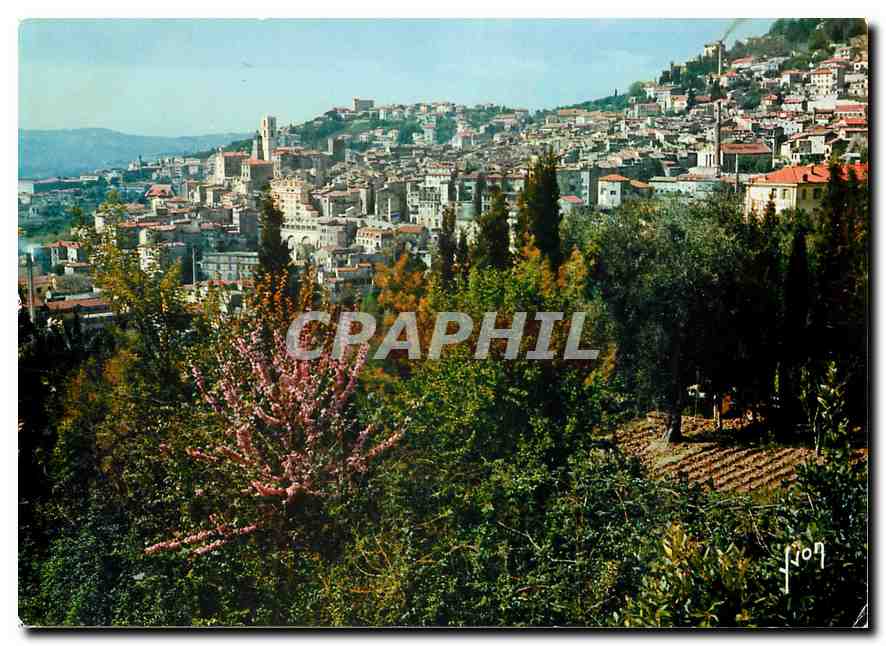 CPM Couleurs et Lumliere de France La Cote d'Azur Miracle de la Nature Grasse (A Mmes) vue generale