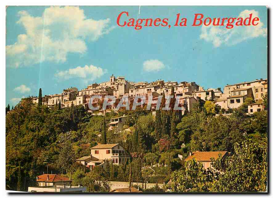 CPM La Cote d'Azur inoubliable Cagnes sur Mer la Bourgade