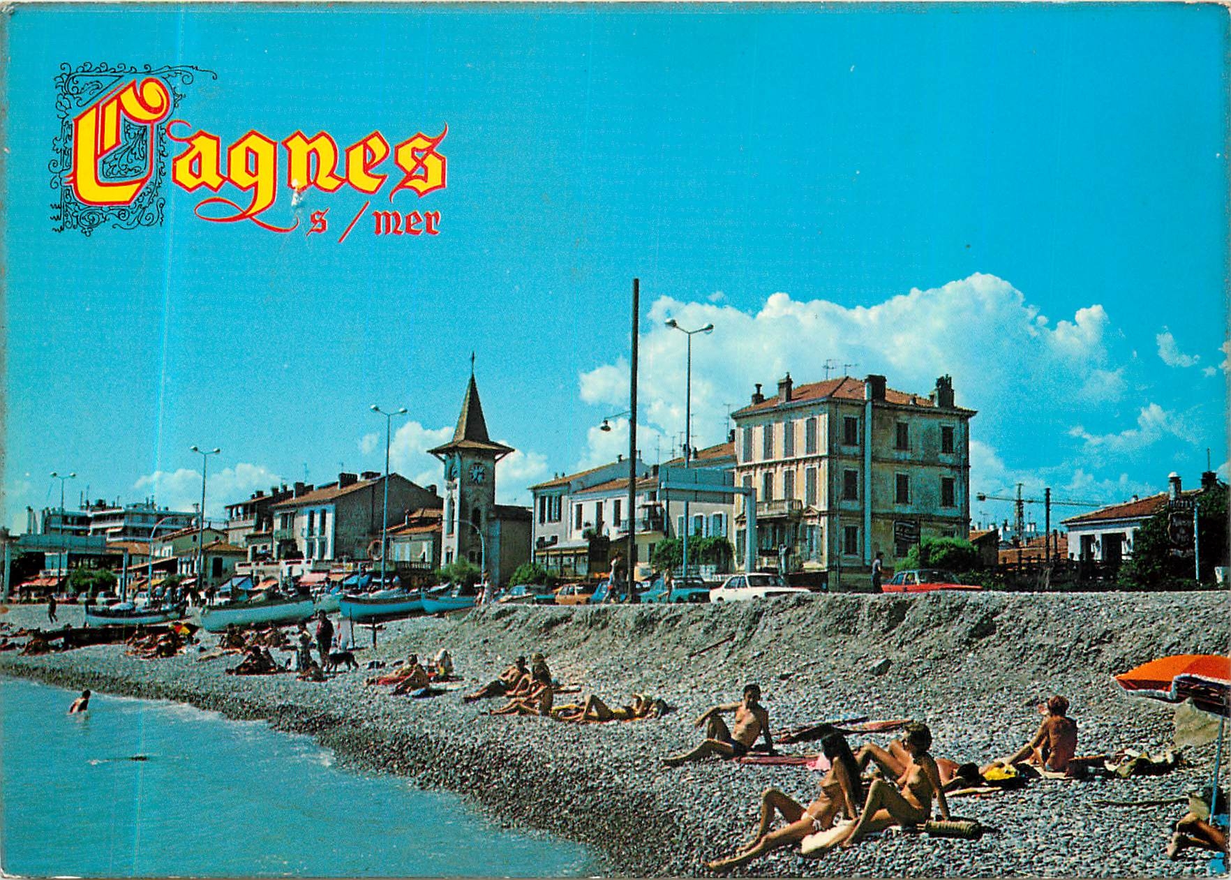 CPM La Cote d'Azur inoubliable Cagnes sur Mer le bord de mer