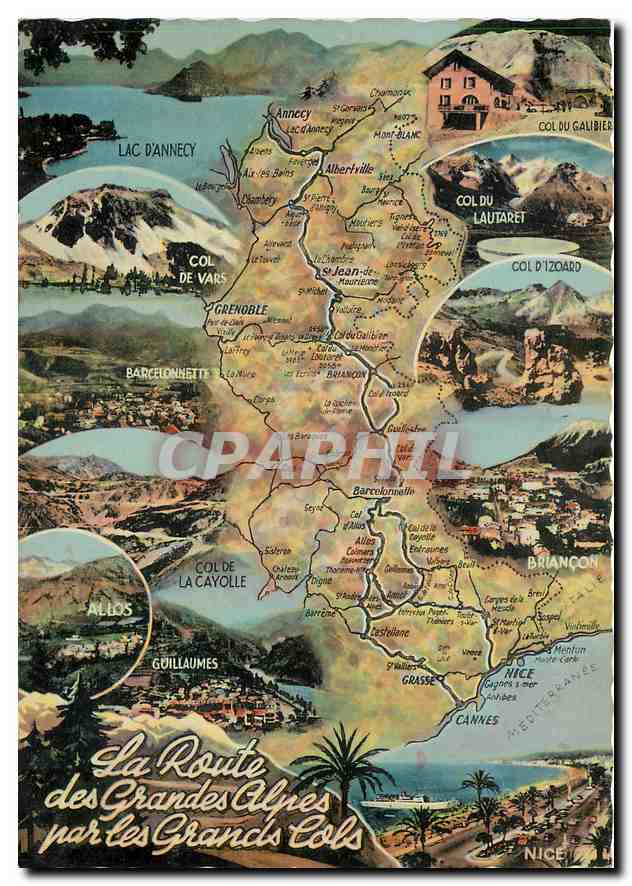 CPM La Route des Grandes Alpes par les grands Cols