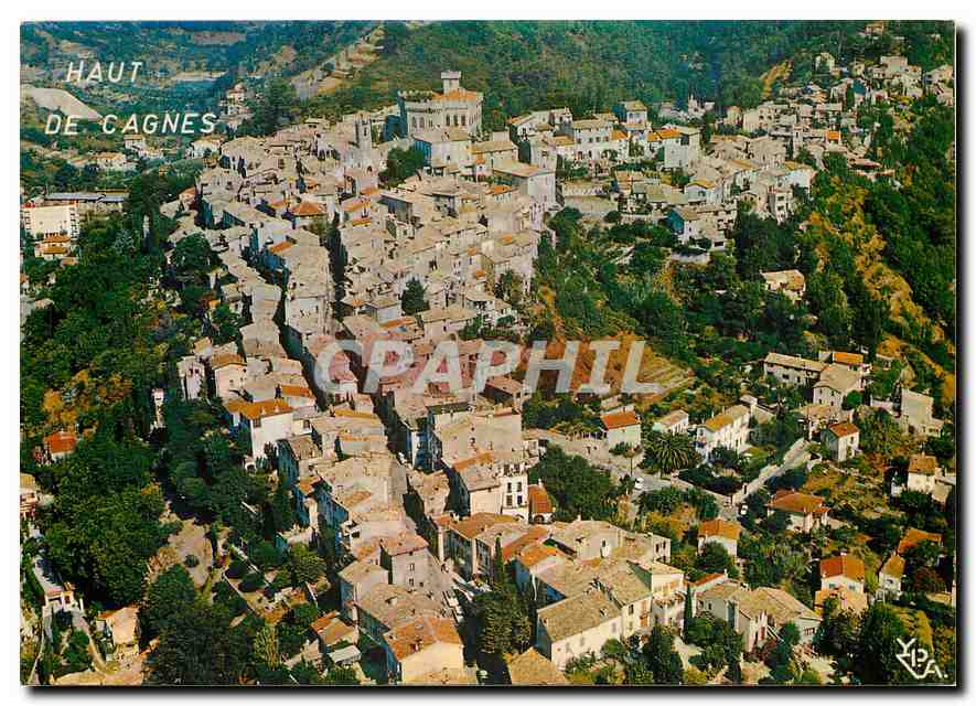 CPM Haut de Cagnes le Village domine par le chateau des Grimaldi
