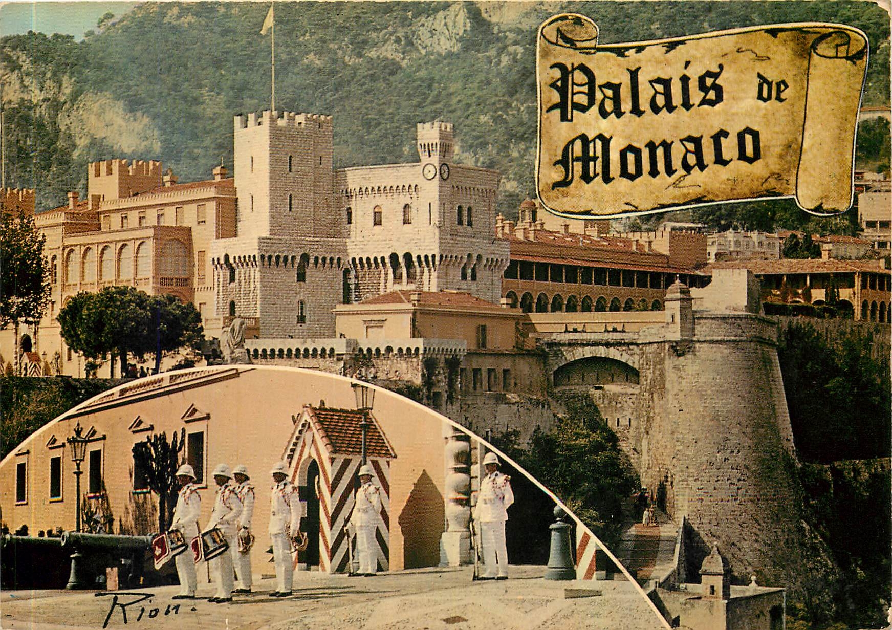 CPM La Cote d'Azur inoubliable Souvenir de la Principaute de Monaco Soldats Militaria