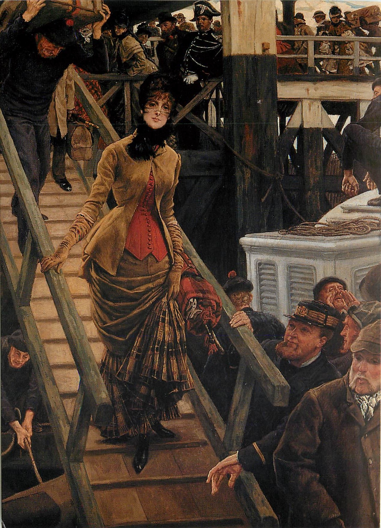 CPM James Tissons (1836 1902) L'embarquement a calais