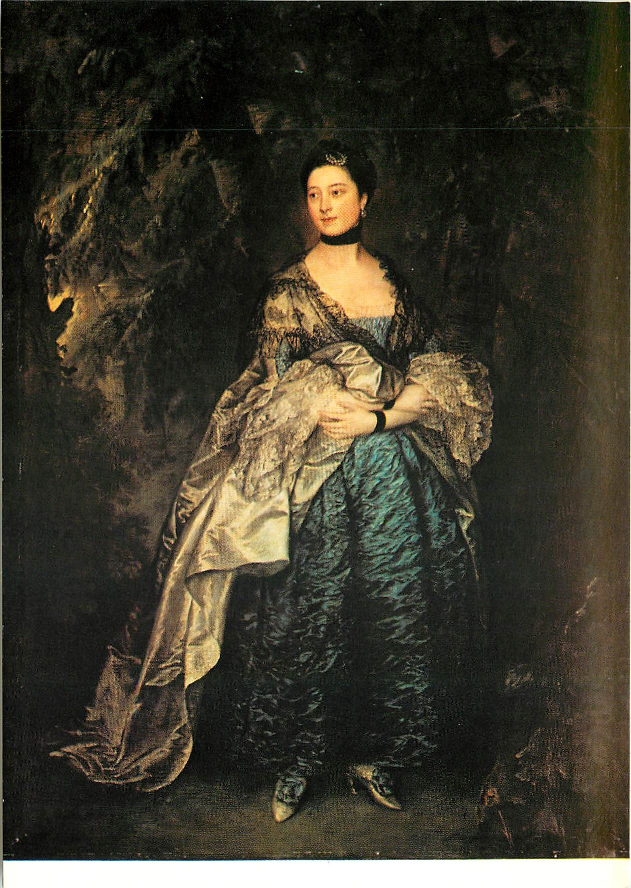 CPM Paris Musee du Louvre Thomas Gainsborough (1727 1788) Lady Alston (1732 1807)