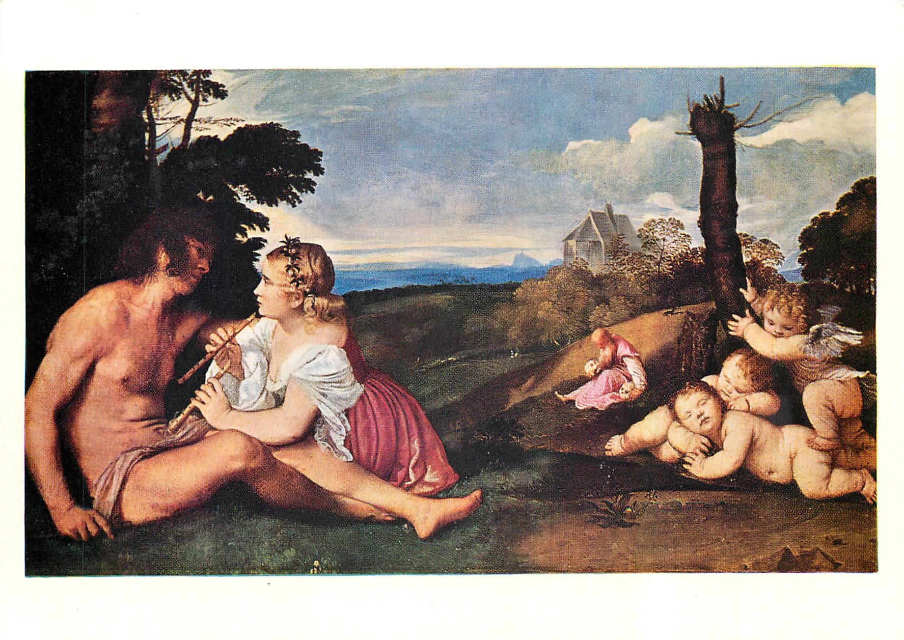 CPM The Three Ages of Man Titian