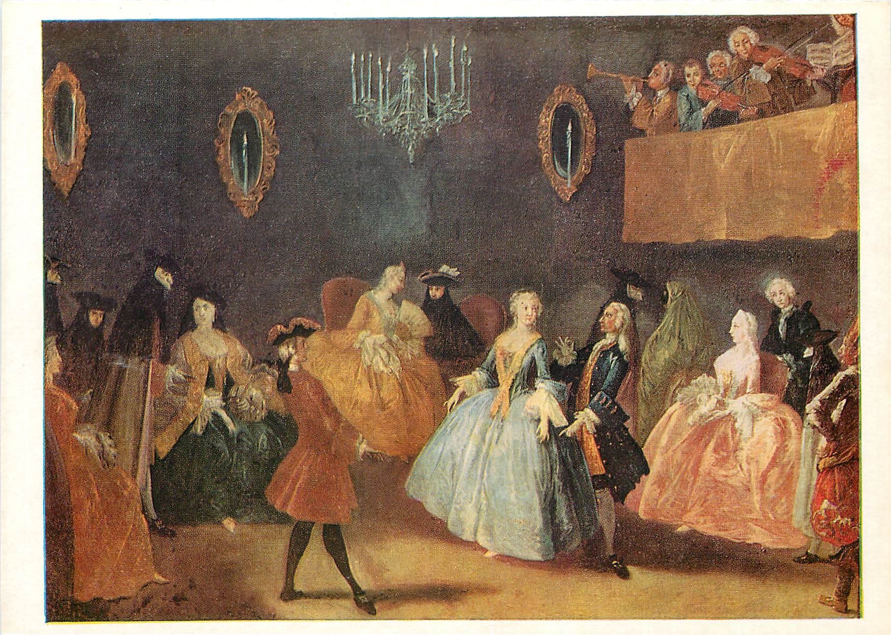 CPM Pietro Longhi (1702 1758) la danse