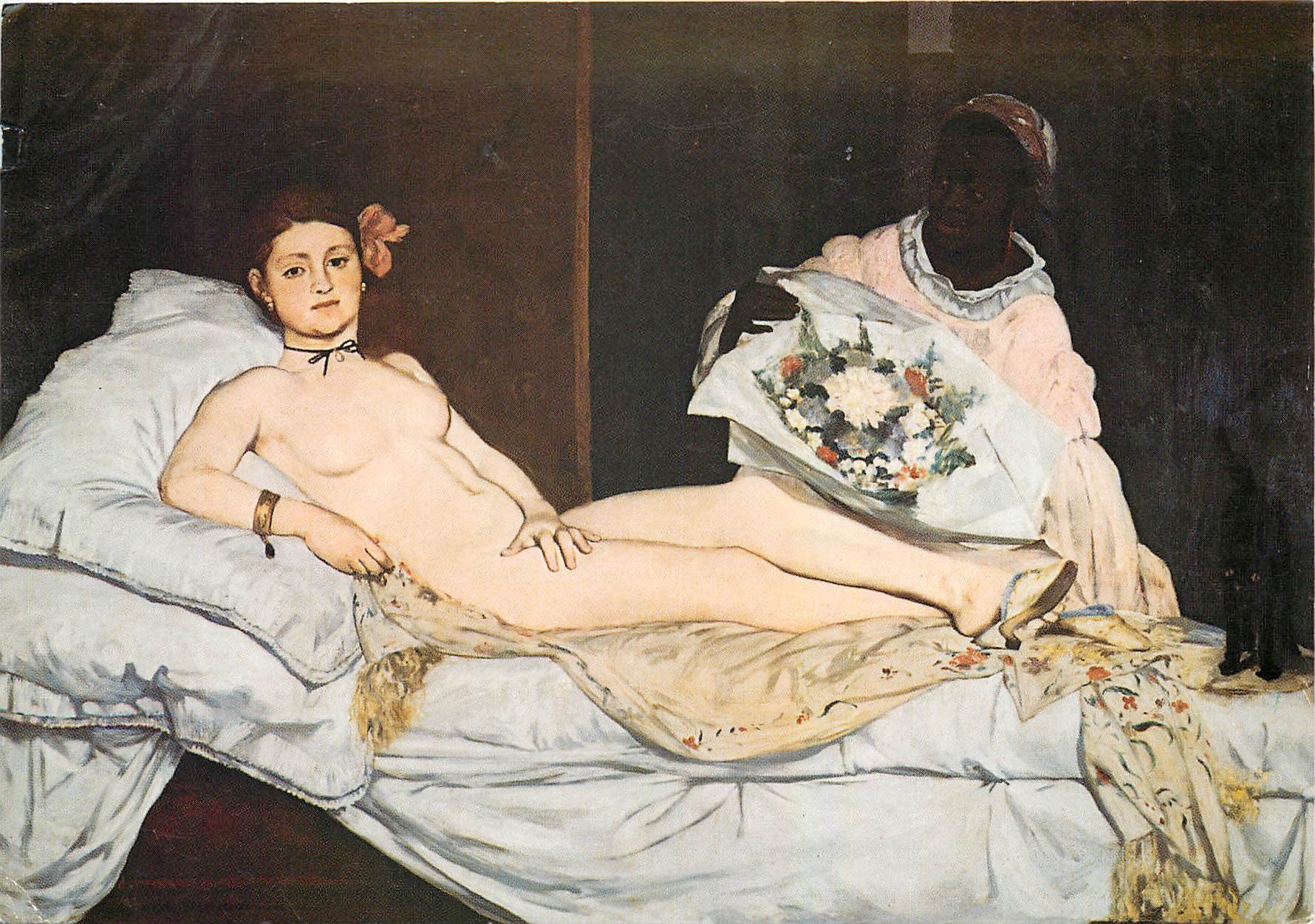 CPM Esouard Manet (1832 1883) Olympia 1863