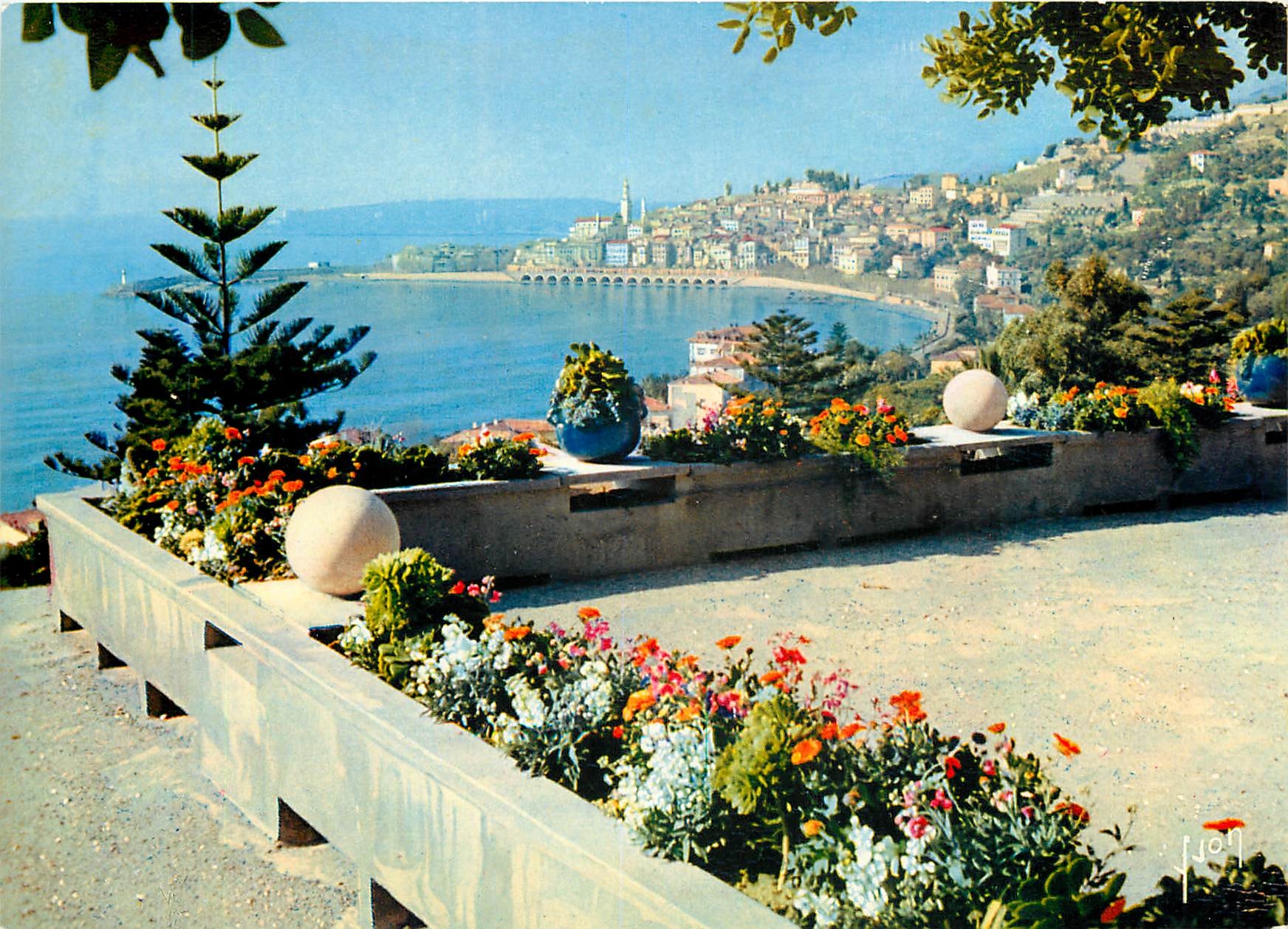 CPM Couleurs et Lumiere de France La Cote d'Azur miracle de la nature Menton (Alpes Maritimes) Le Po