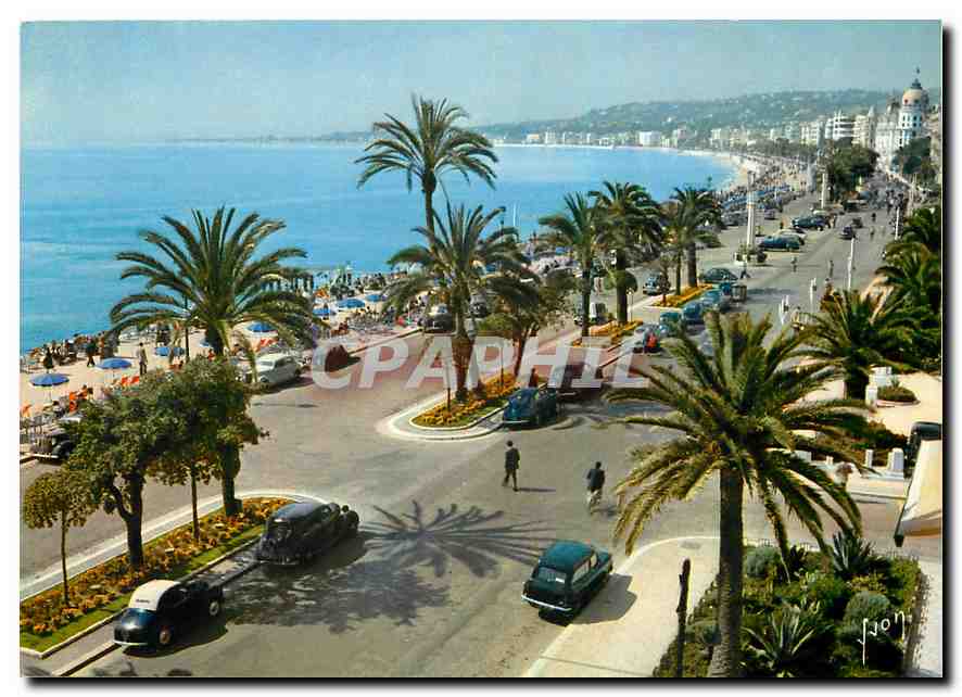 CPM Couleurs et Lumiere de France La Cote d'Azur miracle de la nature Nice (A M) Promenade des Angla