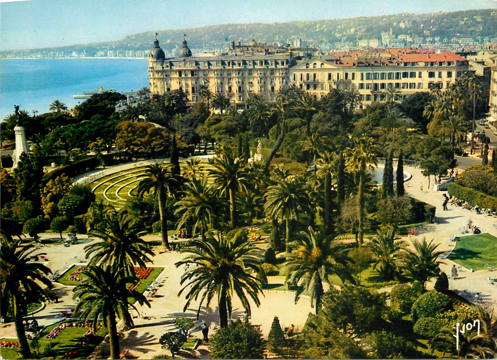 CPM Couleurs et Lumiere de France La Cote d'Azur miracle de la nature Nice (Alpes Mmes) Les Jardins 