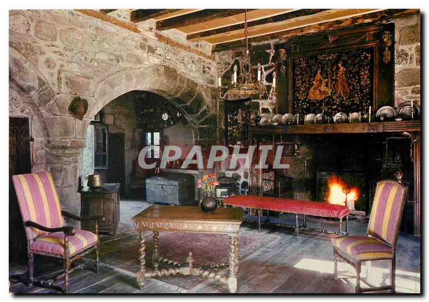 CPM Salers (Cantal) Ancien Hotel du Baillage la Grande Salle (XIIe et XVe s)