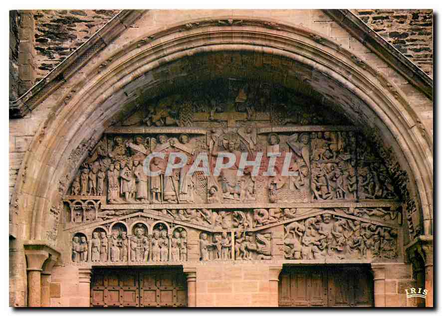 CPM Conques (Aveyron) Eglise Sainte Foy et XIIes