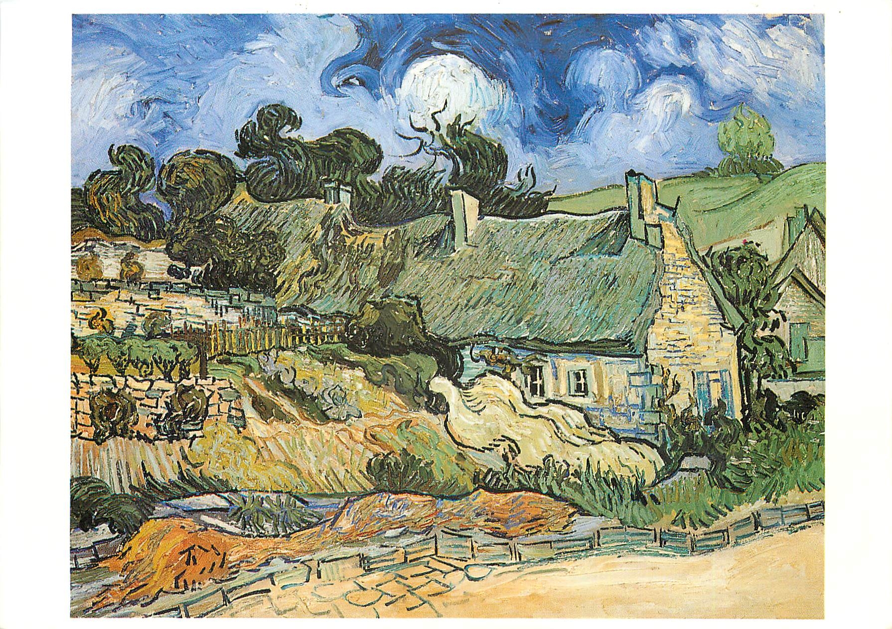 CPM Van Gogh Vincent Chaume de Cordeville a Auvers sur Oise 1890 Huile sur toile