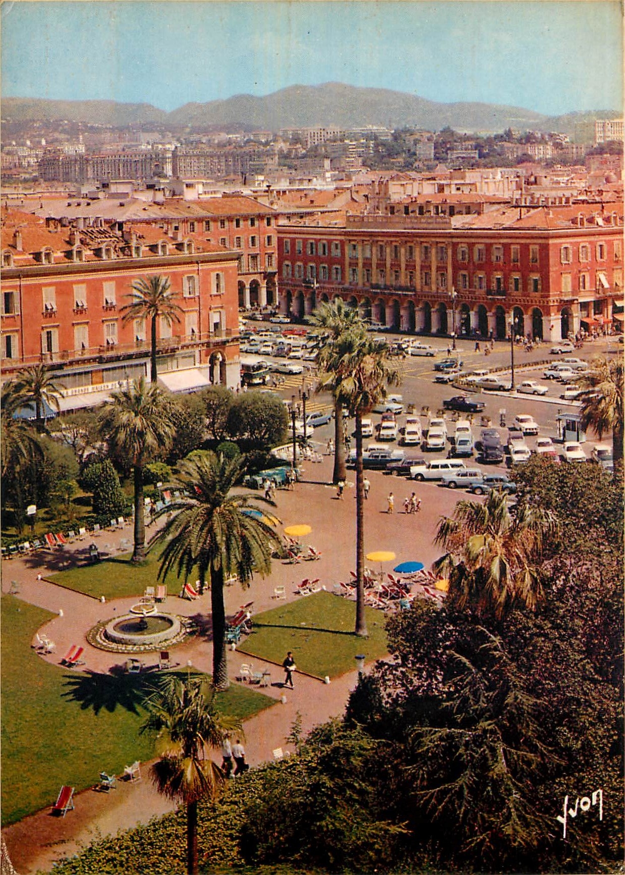CPM Couleurs et Lumiere de France la Cote d'Azur miracle de la nature Nice (A Mmes) Les jardins Albe