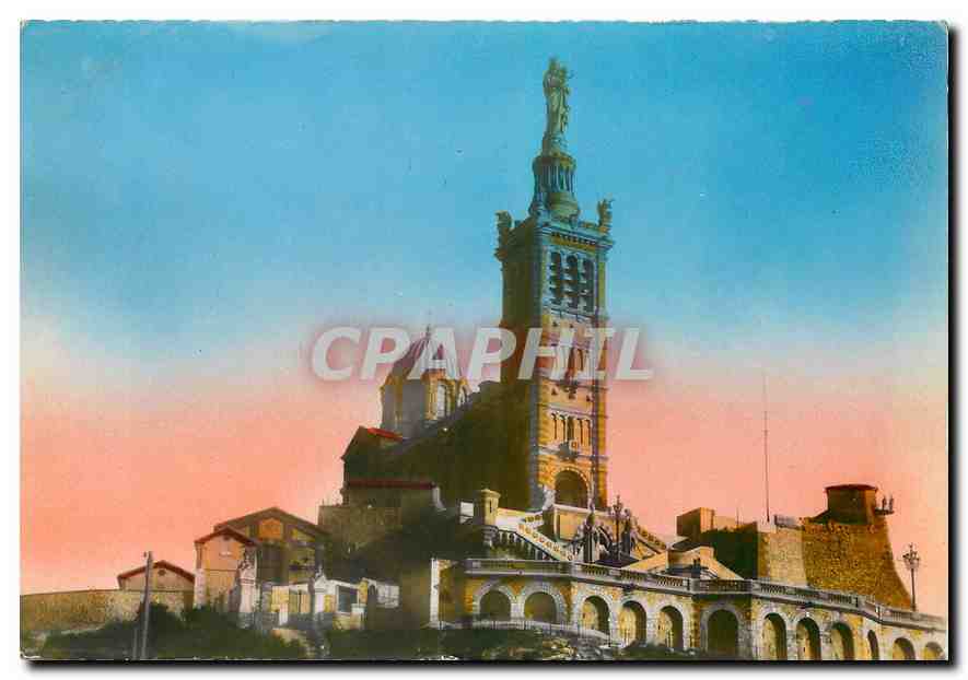 CPM Marseille Basilique Notre Dame de la Garde
