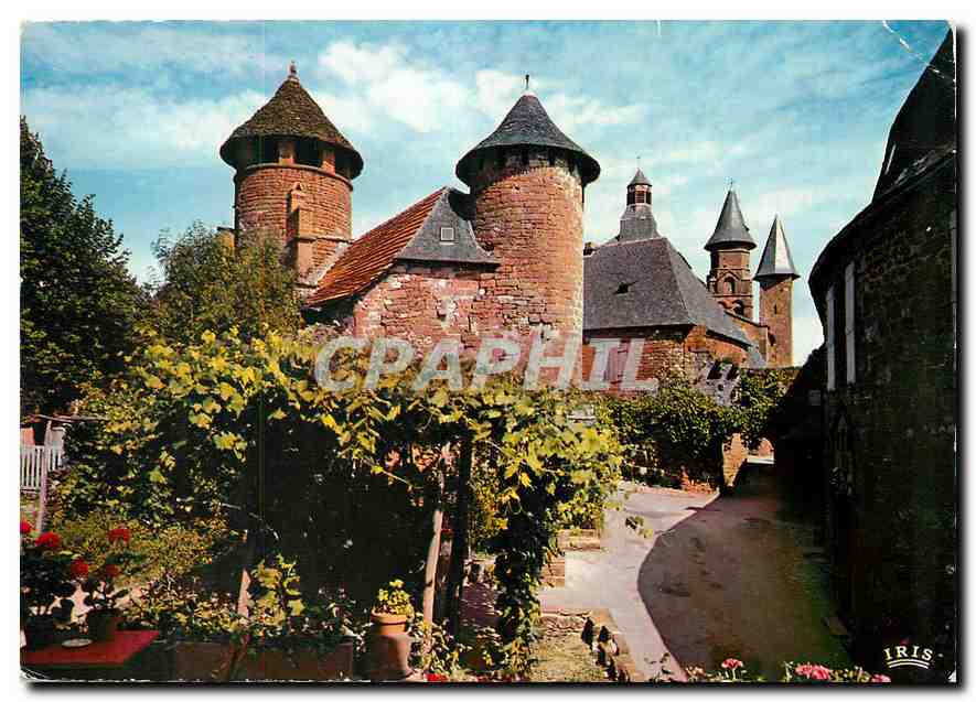CPM Collonges la Rouge Correze) La porte Plate et l'Hotel de Friac