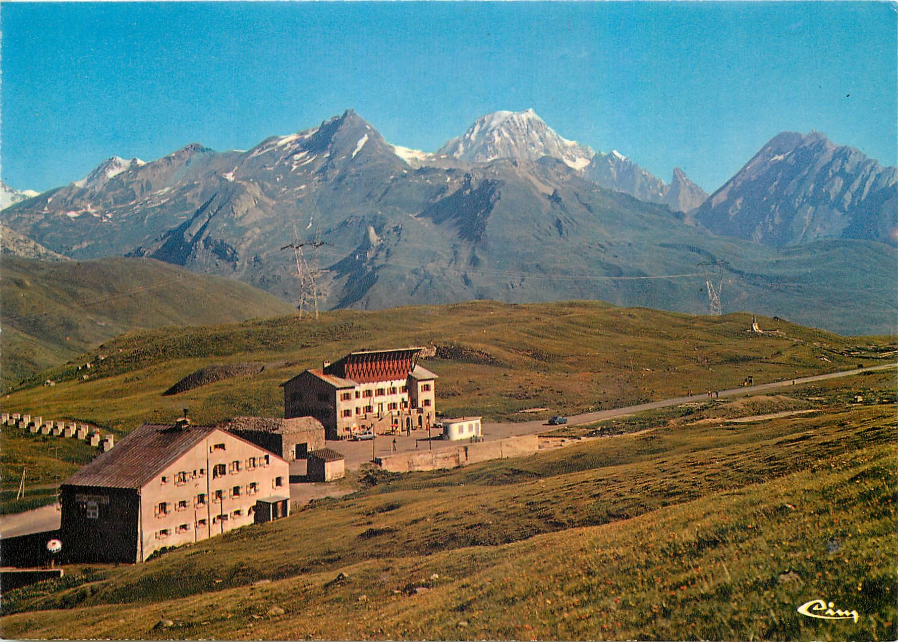 CPM En Tarentaise (Savoie) Col du Petit St Bernard (alt 2188 m) Panorama sur le Mont Blanc sepuis le