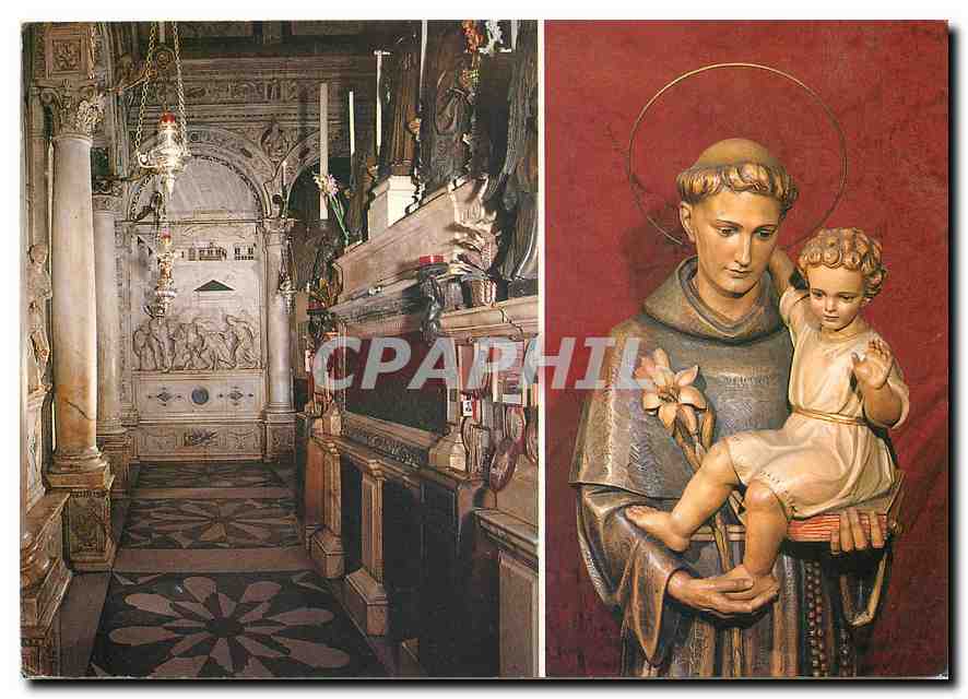 CPM Padova Basilique di S Antonio Tombe du Saint Scupture du Saint