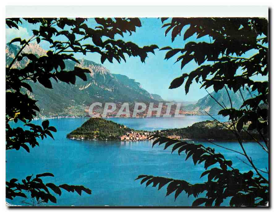 CPM Lago di Como La pointe de Bellagio vue de la Tremezzina