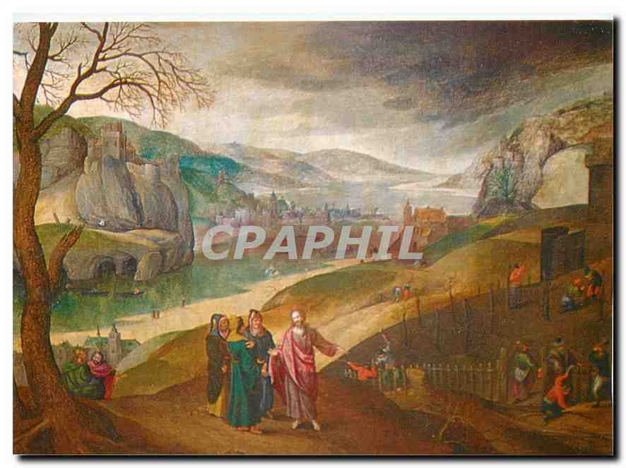CPM  Chapelle N D de Montfaucon d'Abel Grimer Ecole flamande XVIe s Mars Taille de la vigne