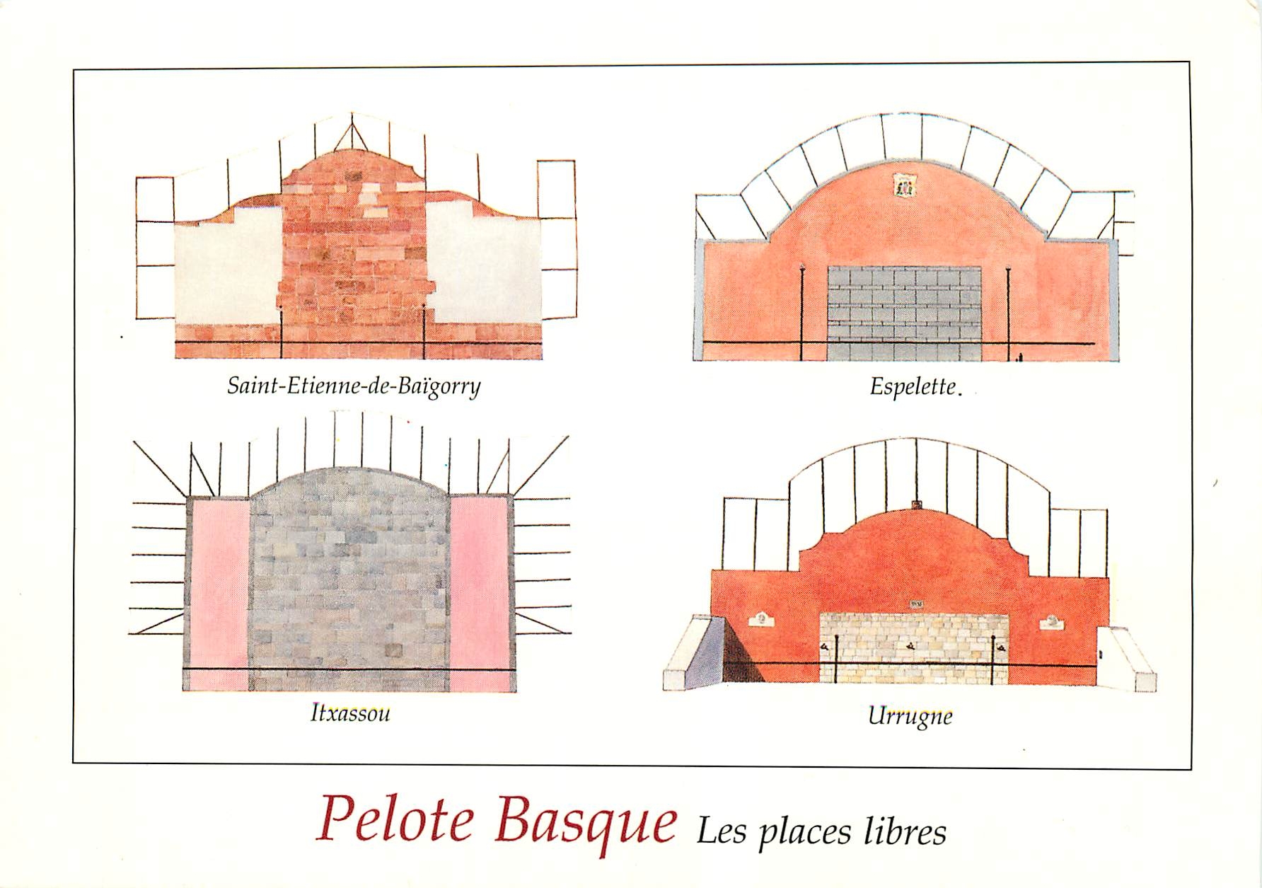 CPM Pelote Basque les places libres Saint Etienne de Baigorry Espelette Urrugne Itwassou