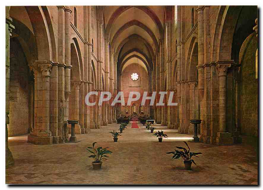 CPM Abbazia di Fossanova sec XIII interno Abbaye de Fossanova XIIIs interieur