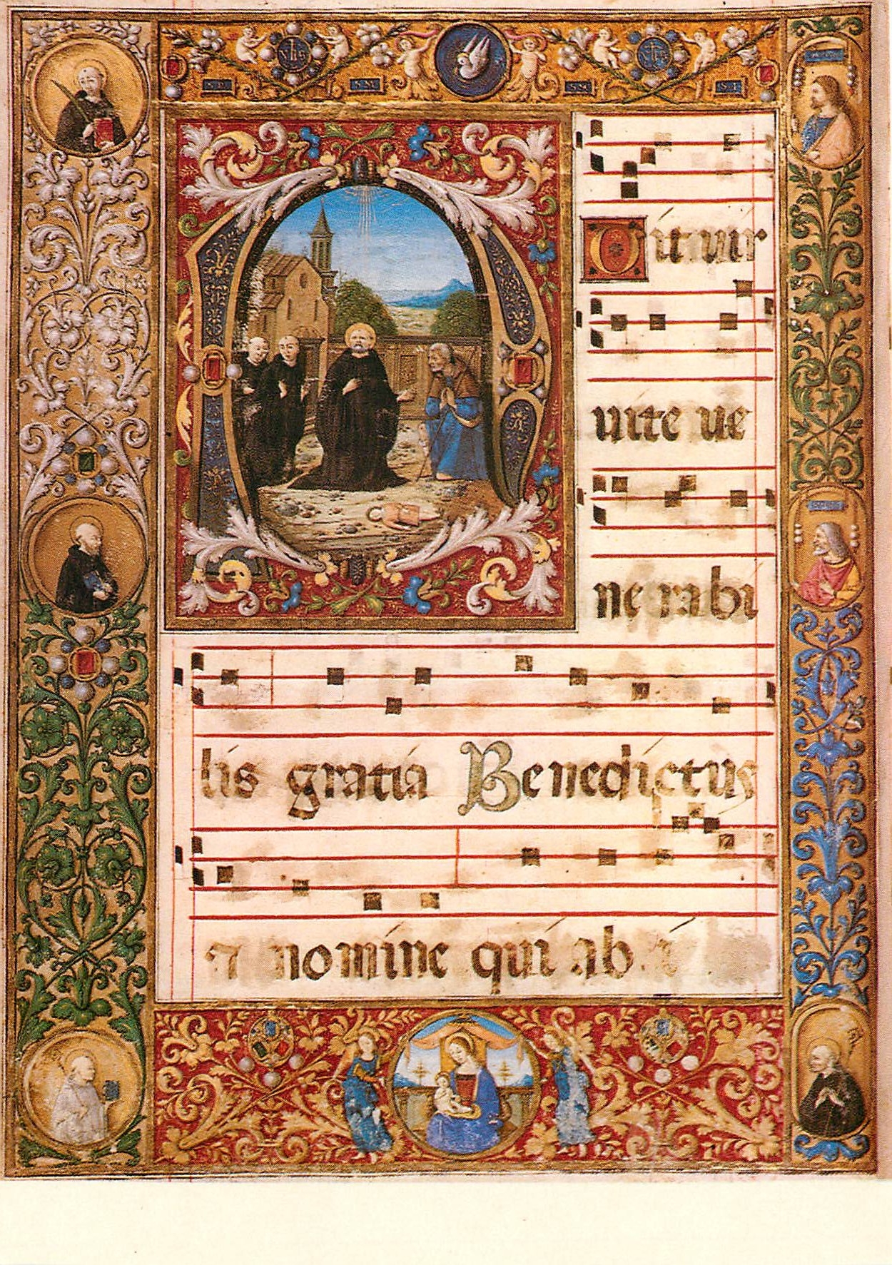 CPM Abbazia di Montecassino choral d'ecole florentine (XVIe s)