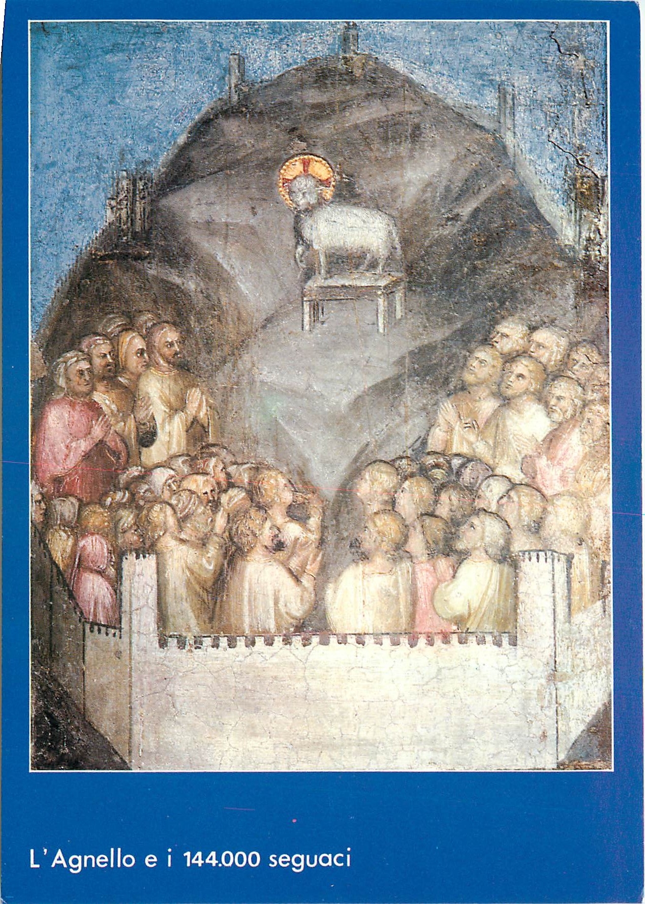 CPM Padova Battistero del Duomo Guisto de Menabuoi l'Agneau at mes 144 000 discipline