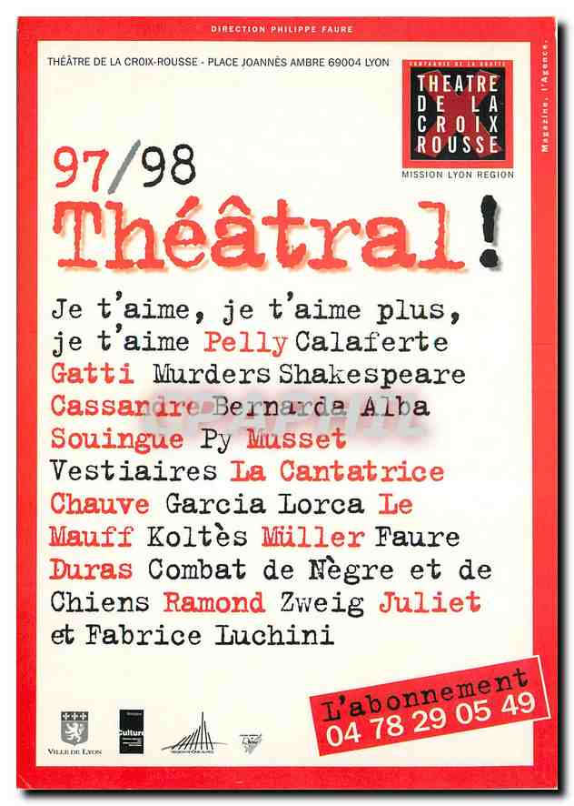 CPM 97 98 theatral