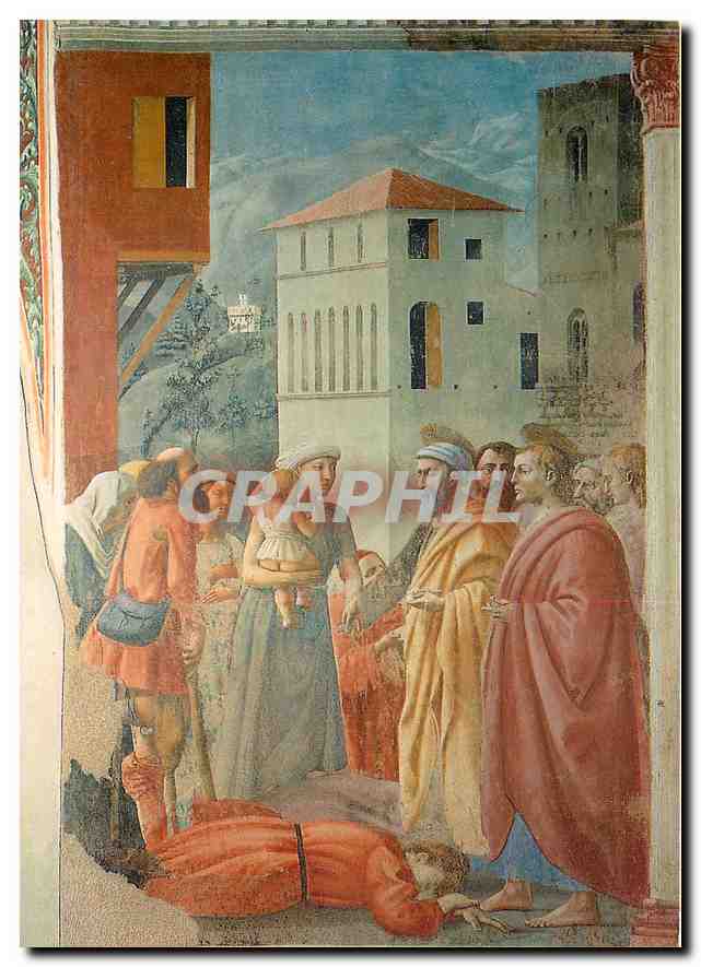 CPM Firenze Chiesa del Carmine Saint Pierre fait l'Aumone