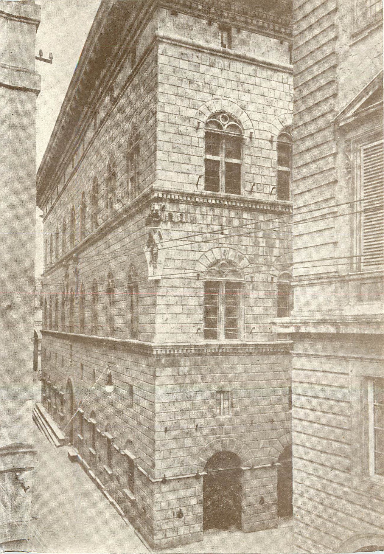 CPM Palazzo Piccolomini sede dell'Archivio du stato disiena