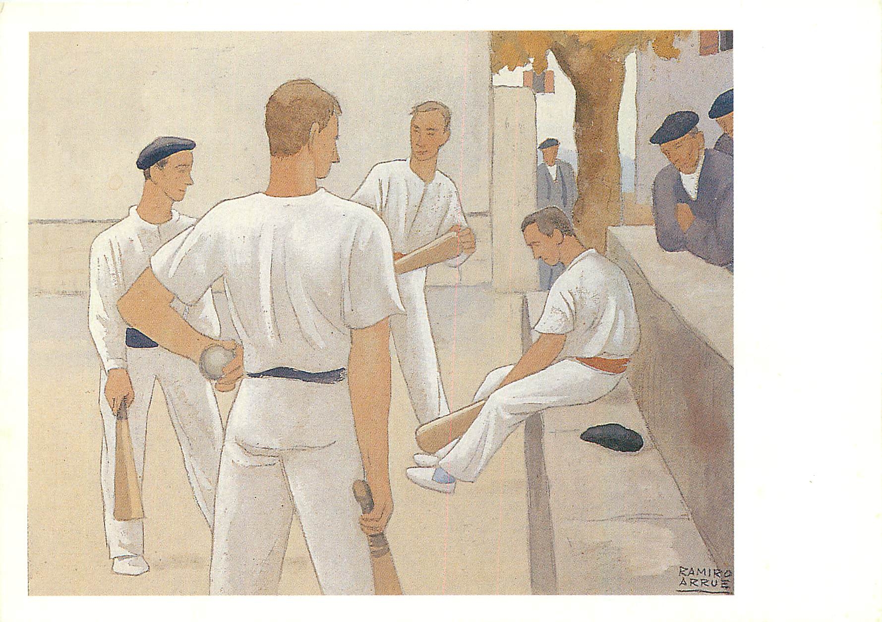 CPM Ramiro Arrue (1892 1971) Joueurs de pala II