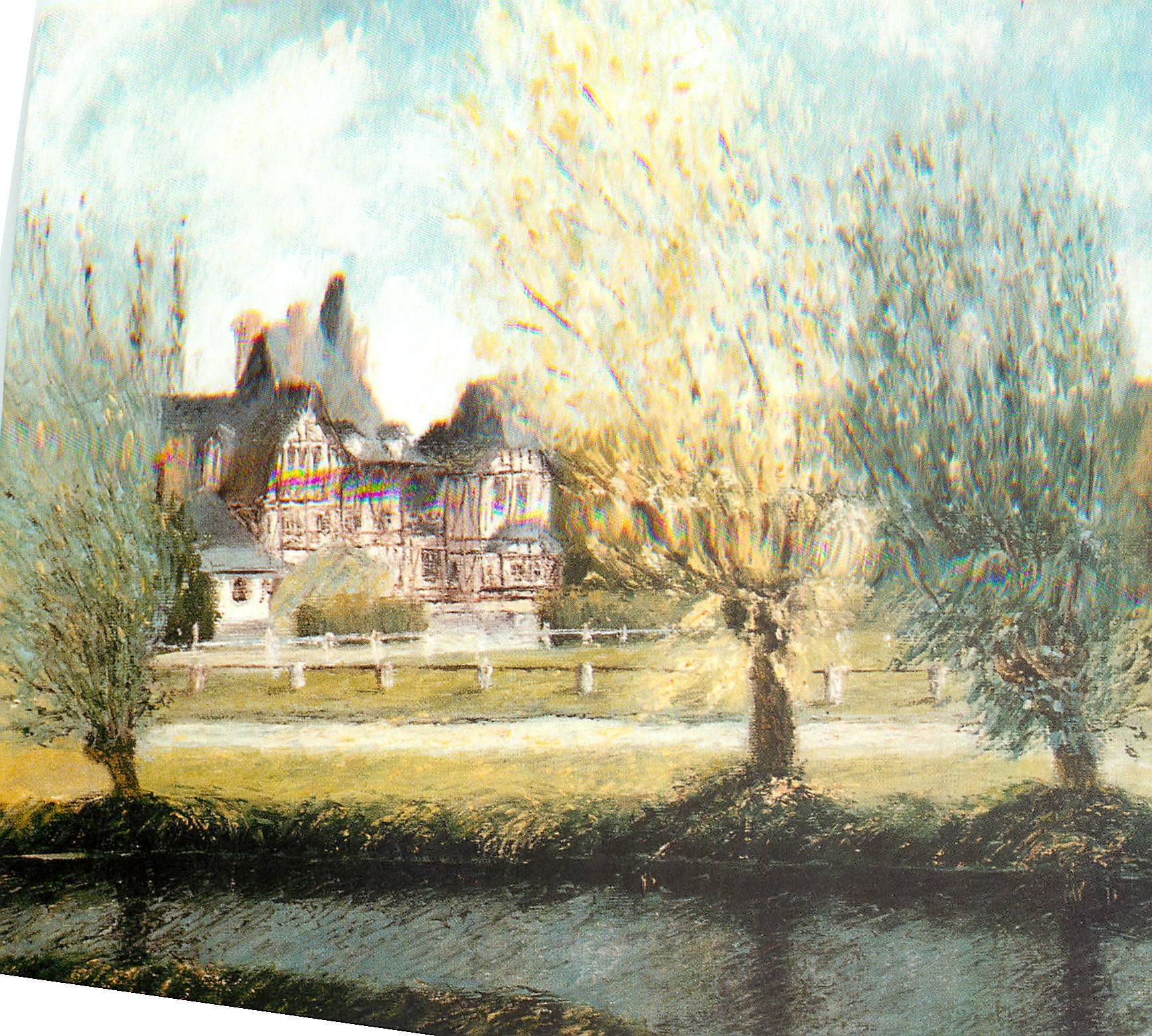 CPM Aumale (Seine Maritime) vue sur des Houx tableau d'Antoine Delacroix